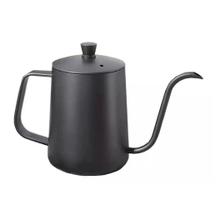 Chaleira Pescoço de Ganso Aço Inox Preto 350ml - Ilovecoffee