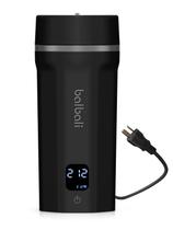 Chaleira portátil balbali 550mL 100-250V de dupla voltagem preta