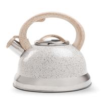Chaleira Roma Inox 2,7L com Apito Compatível com fogões de Indução Vanilla Ou Botanika