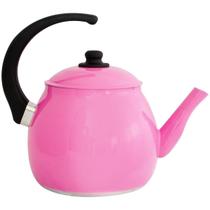 Chaleira Rosa Resistente Gulê Em Alumínio 2,4 Litros Chaleira Rosa Resistente Gulê Em Alumínio 2,4 Litros