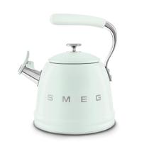 Chaleira SMEG Retro Stovetop Whistling 2,4 L verde pastel Chaleira SMEG Retro Stovetop Whistling 2,4 L verde pastel