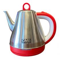 Chaleira Tipo Bule Em Aço Inox Elétrica 1,5 Litros Vermelha 110V Chaleira Tipo Bule Em Aço Inox Elétrica 1,5 Litros Vermelha 110V