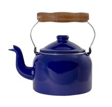 Chaleira tradicional aço esmaltado 16 1,8 l azul mãe ágata ewel Chaleira tradicional aço esmaltado 16 1,8 l azul mãe ágata ewel