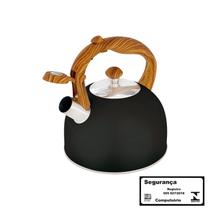 Chaleira Wood 2,5 Litros Preta