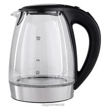 Chaleiras elétricas 2l chaleira de vidro elétrica 2000w bule de café de chá de ebulição rápida com aquecedor de água quente de luz led azul Chaleiras elétricas 2l chaleira de vidro elétrica 2000w bule de café de chá de ebulição rápida com aquecedor de água quente de luz led azul