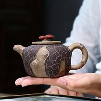 Chaleiras elétricas criatividade yixing bules de argila roxa seção de minério cru lama bule de chá artesanal zisha personalizado
