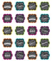 Chalkboard Brights Stickers - 120 Stickers - Tcr5618