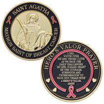 Challenge Coin Hero's Valor St. Agatha Matron Saint Breast Challenge Coin Hero's Valor St. Agatha Matron Saint Breast