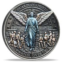 Challenge Coin Strugglejewelry Guardian Angel Traveler's Challenge Coin Strugglejewelry Guardian Angel Traveler's