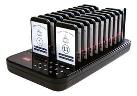 Chamador Wireless Restaurante 20 Pagers Sistema Filas Garcom Sem Fio 200m