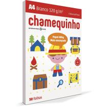 Chamequinho A4 40 Kg 120g 50 Folhas - Branco