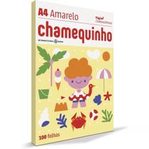 Chamequinho Papel A4, 210 x 297 mm, 100 Folhas, Amarelo