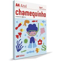 Chamequinho Papel A4 210 x 297 mm100 Folhas Azul