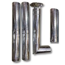 Chaminé Completa 150Mm Para Forno Ou Churrasqueira Cozinha