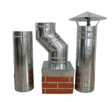Chaminé Para Churrasqueira Pre Moldada Com Curvas E Dutos