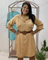 Chamise Plus Size em Crepe