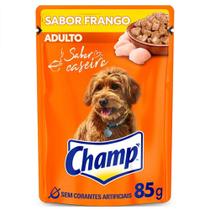Champ Sachê Sabor Caseiro Frango para Cães Adultos - 85 g / kits disponíveis
