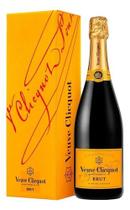 Champagne Francês Veuve Clicquot Brut Com Cartucho 750ml Champagne Francês Veuve Clicquot Brut Com Cartucho 750ml