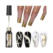 Champagne Gold Silver Glitter Nail Gel Espumante UV Semi Permanente Esmalte Forro