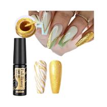 Champagne Gold Silver Glitter Nail Gel Espumante Uv Semi Permanente Esmalte Forro