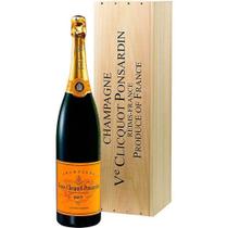 Champagne Jeroboam Veuve Clicquot Brut 3000 ml com caixa de Madeira
