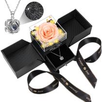 Champanhe vermelho preservado Real Rose com colar - Lebana