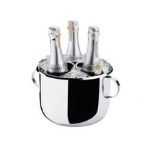 Champanheira 6 l alça e grelha separadora 3 garrafas forma inox 802078 Champanheira 6 l alça e grelha separadora 3 garrafas forma inox 802078