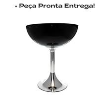 Champanheira Acrílico Preto Grande Com Base Alumínio - Luxo para Eventos Champanheira Acrílico Preto Grande Com Base Alumínio - Luxo para Eventos