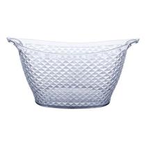 Champanheira Acrílico Transparente 15 Lt Balde de Gelo Bebidas Festa Eventos