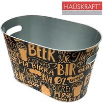 Champanheira / Balde De Gelo De Metal Oval Cerveja Beer 10L - Hauskraft