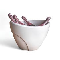 Champanheira Balde de Gelo Para 4 Garrafas 13L Parede Dupla Branca Champanheira Balde de Gelo Para 4 Garrafas 13L Parede Dupla Branca