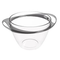 Champanheira com Alças 6,2L Balde de Gelo Plástico Fumê Bebidas Crippa Champanheira com Alças 6,2L Balde de Gelo Plástico Fumê Bebidas Crippa