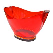 Champanheira com luz Led com Capacidade de 9,5 litros - Vermelho