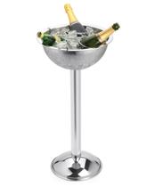 Champanheira Com Pedestal Inox Balde De Gelo 3 Garrafas 8 Litros Chão Festa Bar Evento Casa Recepção Alto Padrão Qualidade Forma Inox Champanheira Com Pedestal Inox Balde De Gelo 3 Garrafas 8 Litros Chão Festa Bar Evento Casa Recepção Alto Padrão Qualidade Forma Inox