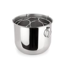 Champanheira em aço inox Forma 12 litros com alça: Elegância e grande capacidade para eventos e festas Champanheira em aço inox Forma 12 litros com alça: Elegância e grande capacidade para eventos e festas