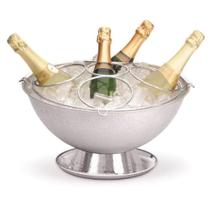 Champanheira Grande Inox 8 Litros Com Base Coletora De Água Grelha Separadora Removível 5 Garrafas Balde De Gelo Gigante Festa Evento Aço Inoxidável Champanheira Grande Inox 8 Litros Com Base Coletora De Água Grelha Separadora Removível 5 Garrafas Balde De Gelo Gigante Festa Evento Aço Inoxidável