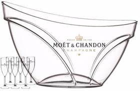Champanheira Mot Chandon Com 6 Taçinhas Lindas E Elegante - Moet & Chandon