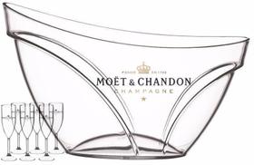 Champanheira Mot Chandon Com 6 Taçinhas Lindas E Elegante - Moet & Chandon