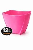 Champanheira Rosa12L Polipropileno Balde de Gelo Cachepô Utensílios Festa Bar Restaurante Champanheira Rosa12L Polipropileno Balde de Gelo Cachepô Utensílios Festa Bar Restaurante