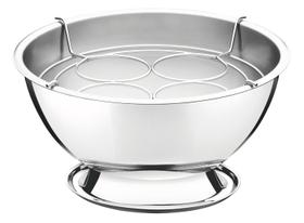 Champanheira tramontina service em aço inox com suporte para 4 garrafas 36 cm 12,4 l 61414360