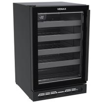 Champanheira Venax de Embutir Top Light-In 100 L 24 Garrafas Preto Fosco Porta Invertida 110v 29771 Champanheira Venax de Embutir Top Light-In 100 L 24 Garrafas Preto Fosco Porta Invertida 110v 29771