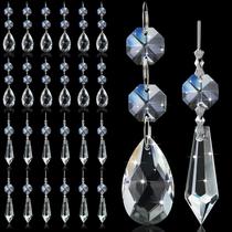 Chandelier Crystal Prisms Potchen 38 mm Teardrop 48 unidades