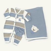 Chandra Kit Saida de Maternidade Masculino Urso