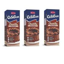 Chantilly chocolate 1l com 3 unidades cesibon Chantilly chocolate 1l com 3 unidades cesibon