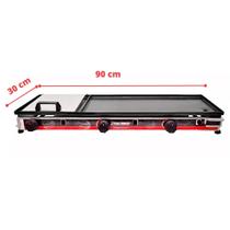 Chapa 90x30 para Lanche Porções chapeira 2 mm