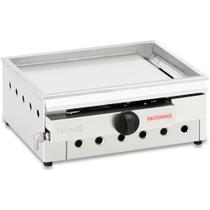 Chapa a Gás 0,50m Inox Espessura 10mm 1 Queimador Fritomaq