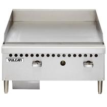 Chapa a Gás 0,60m Espessura 25mm VCRG24 Vulcan - 2 Queimadores e Total Inox