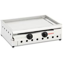 Chapa a Gás 0,65m Inox Espessura 10mm 2 Queimadores Fritomaq