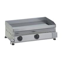 Chapa A Gás 64x43,5 Cm Com 2 Queimadores Linha Prata