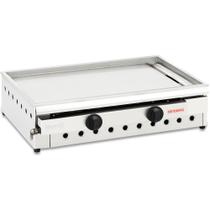 Chapa a Gás 80 cm Inox 2 Queimadores Fritomaq